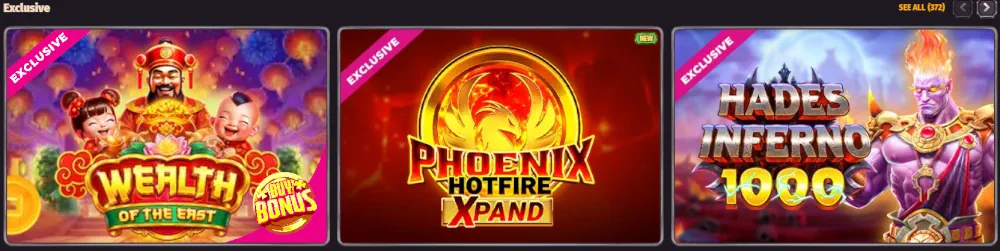 Juegos exclusivos de Dragonia